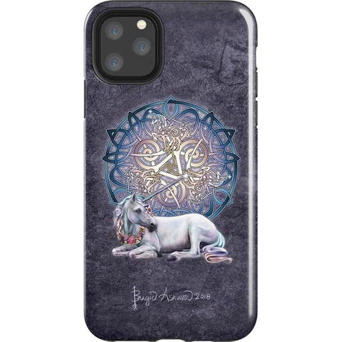 Celtic Unicorn by Brigid Ashwood iPhone Cases